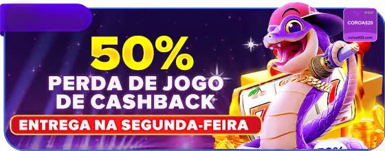 coroa520 — elemento que ancora a identidade visual, com ênfase em benefício imediato, pensado para aproximar o jogador